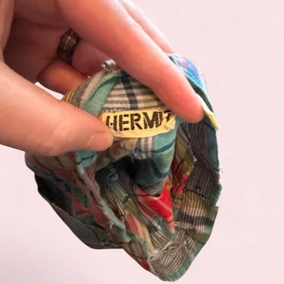 Hermit Vintage Plaid High Waisted Multicolor Shorts - Size L - Picture 5 of 7